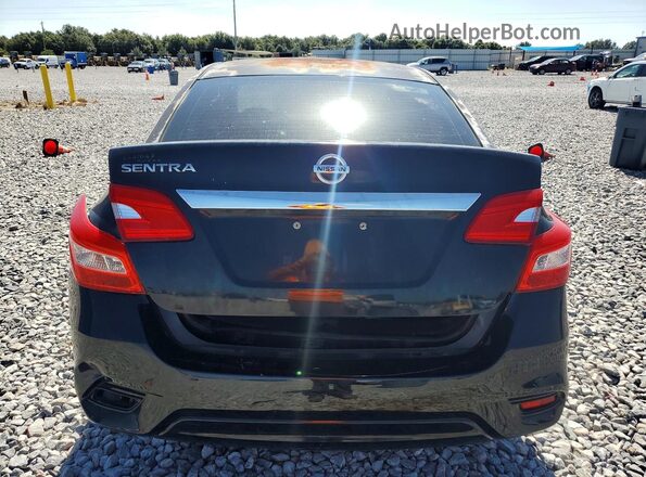 3N1AB7AP0HY214641 2017 NISSAN SENTRA Black Вид ззаду