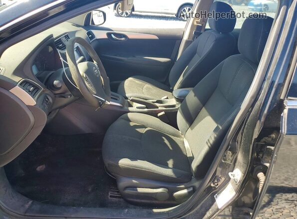 3N1AB7AP0HY214641 2017 NISSAN SENTRA Black Вид салону спереду