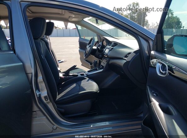 3N1AB7AP0HY217569 2017 NISSAN SENTRA Gray Widok wnętrza z przodu