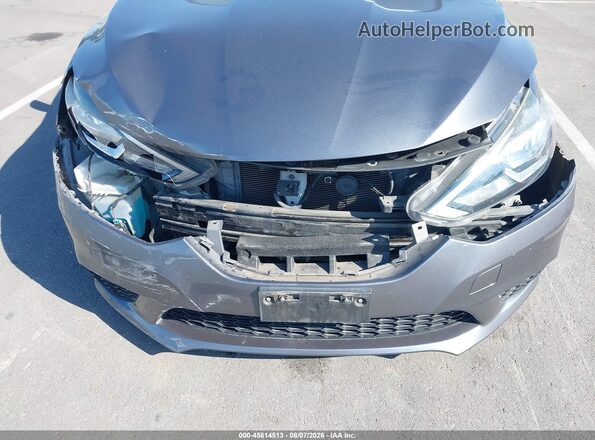 3N1AB7AP0HY217569 2017 NISSAN SENTRA Gray Widok z przodu