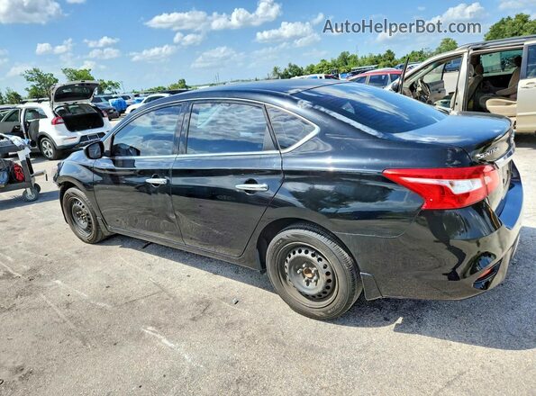 3N1AB7AP0HY228166 2017 NISSAN SENTRA Черный Задняя левая четверть