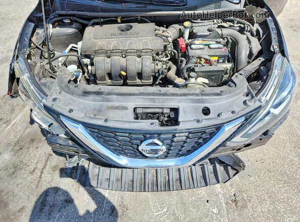 3N1AB7AP0HY228166 2017 NISSAN SENTRA Черный Вид задней части салона
