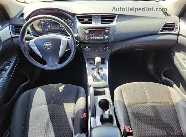 3N1AB7AP0HY228166 2017 NISSAN SENTRA Черный Вид панели приборов