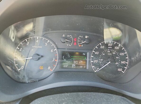 3N1AB7AP0HY228166 2017 NISSAN SENTRA Черный Вид щитка приборов