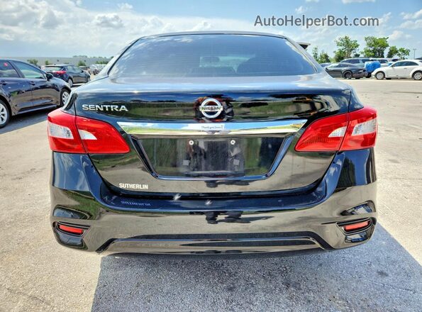 3N1AB7AP0HY228166 2017 NISSAN SENTRA Черный Вид сзади