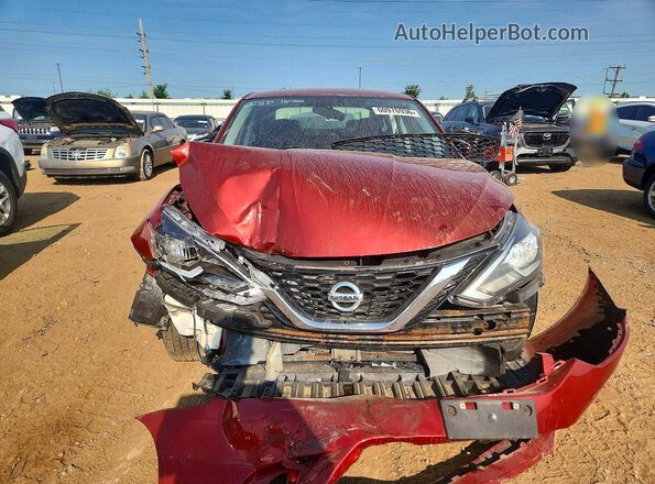 3N1AB7AP0HY232203 2017 NISSAN SENTRA Red Vista frontal