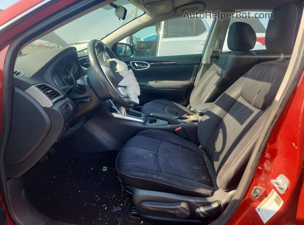 3N1AB7AP0HY232203 2017 NISSAN SENTRA Red Vista interior delantera