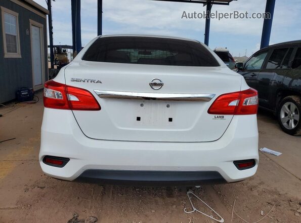 3N1AB7AP0HY256291 2017 NISSAN SENTRA Белый Вид сзади