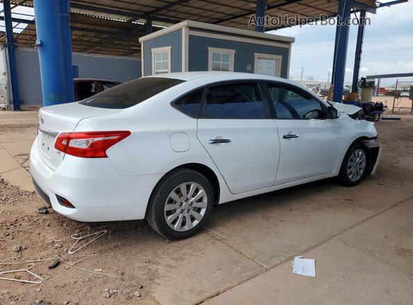 3N1AB7AP0HY256291 2017 NISSAN SENTRA Белый Задняя правая четверть