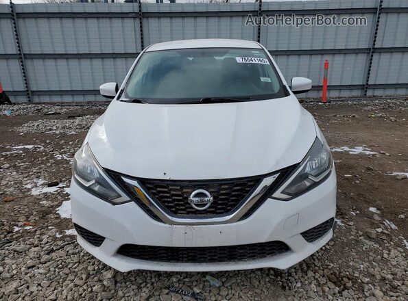 3N1AB7AP0HY257232 2017 NISSAN SENTRA Белый Вид задней части салона
