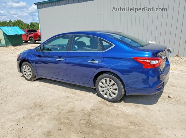 3N1AB7AP0HY257747 2017 NISSAN SENTRA Blue Tył lewy