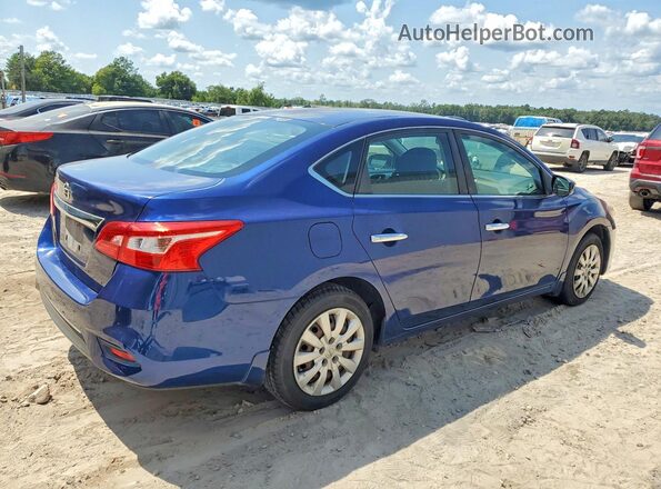 3N1AB7AP0HY257747 2017 NISSAN SENTRA Blue Tył prawy