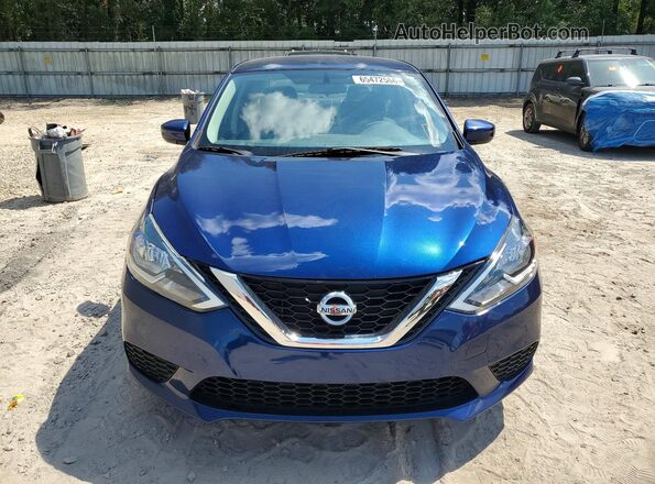 3N1AB7AP0HY257747 2017 NISSAN SENTRA Blue Widok z przodu