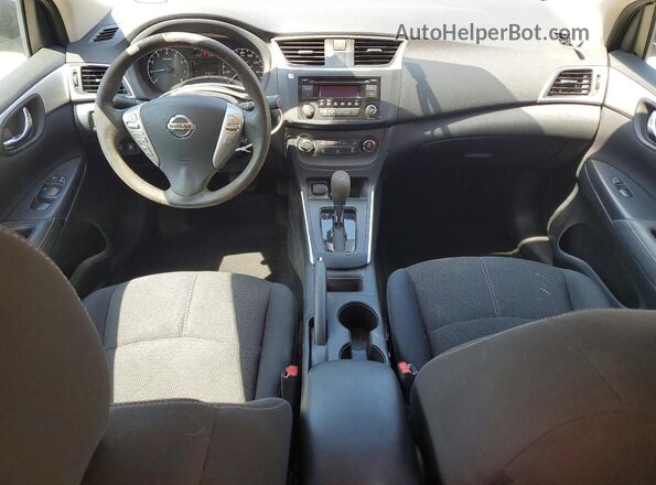 3N1AB7AP0HY257747 2017 NISSAN SENTRA Blue Widok deski rozdzielczej