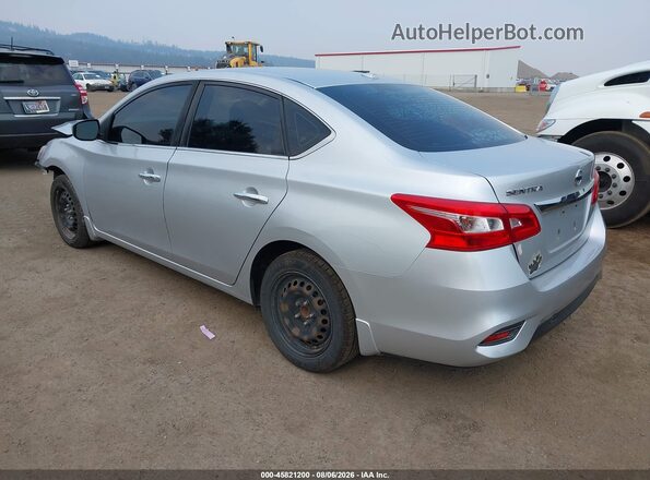 3N1AB7AP0HY266352 2017 NISSAN SENTRA Silver Rear left