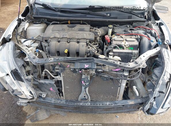 3N1AB7AP0HY266352 2017 NISSAN SENTRA Silver Rear view