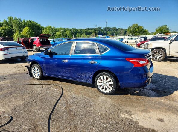 3N1AB7AP0HY274080 2017 NISSAN SENTRA Blue უკანა მარცხენა
