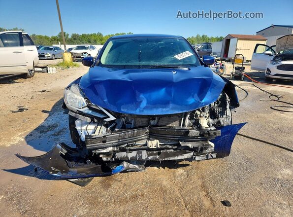 3N1AB7AP0HY274080 2017 NISSAN SENTRA Blue წინა ხედი