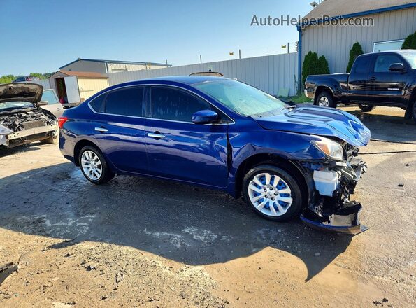 3N1AB7AP0HY274080 2017 NISSAN SENTRA Blue წინა მარჯვენა