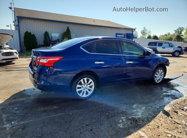 3N1AB7AP0HY274080 2017 NISSAN SENTRA Blue უკანა მარჯვენა