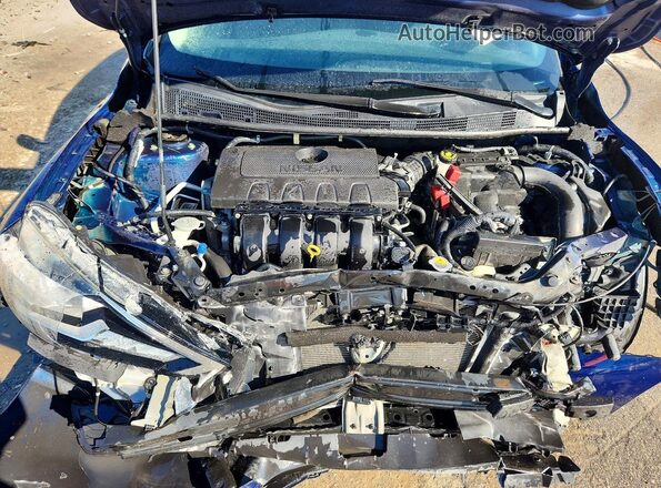 3N1AB7AP0HY274080 2017 NISSAN SENTRA Blue უკანა სალონის ხედი