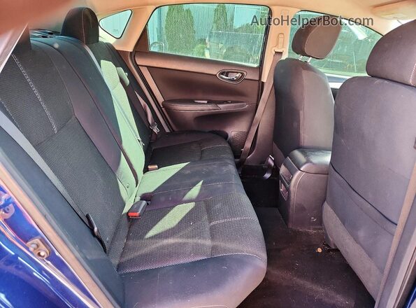 3N1AB7AP0HY274080 2017 NISSAN SENTRA Blue უკანა სავარძლების ხედი