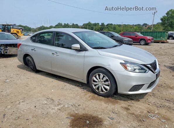 3N1AB7AP0HY291901 2017 NISSAN SENTRA Silver Delantero derecho