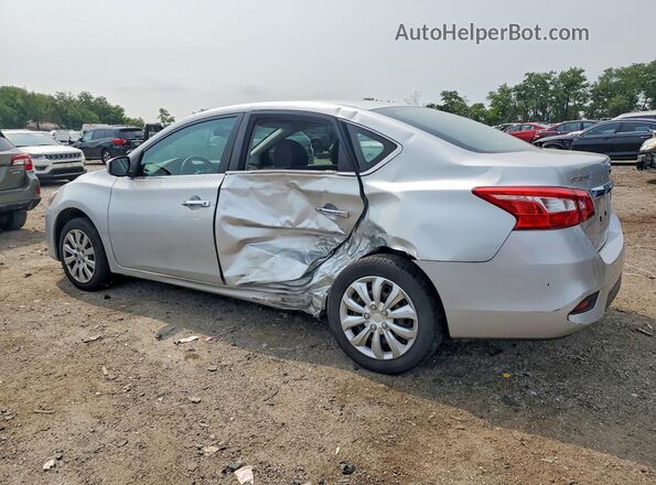 3N1AB7AP0HY291901 2017 NISSAN SENTRA Silver Trasero izquierdo