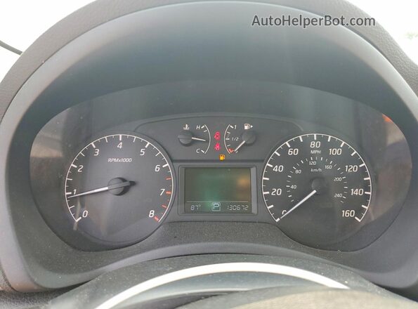 3N1AB7AP0HY291901 2017 NISSAN SENTRA Silver Vista del cuadro de instrumentos