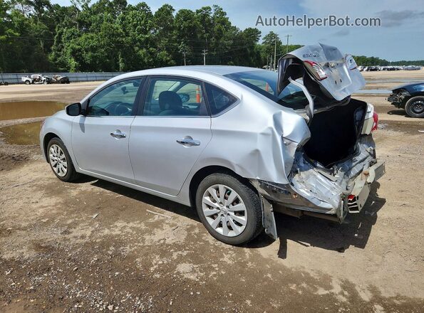 3N1AB7AP0HY306896 2017 NISSAN SENTRA Silver Rear left