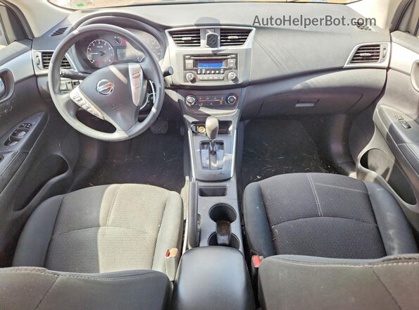 3N1AB7AP0HY306896 2017 NISSAN SENTRA Silver Dashboard view