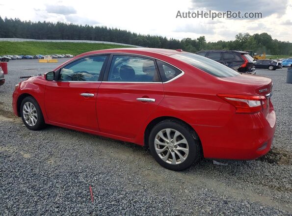 3N1AB7AP0HY320099 2017 NISSAN SENTRA Красный Задняя левая четверть