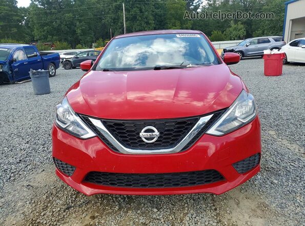 3N1AB7AP0HY320099 2017 NISSAN SENTRA Красный Вид спереди