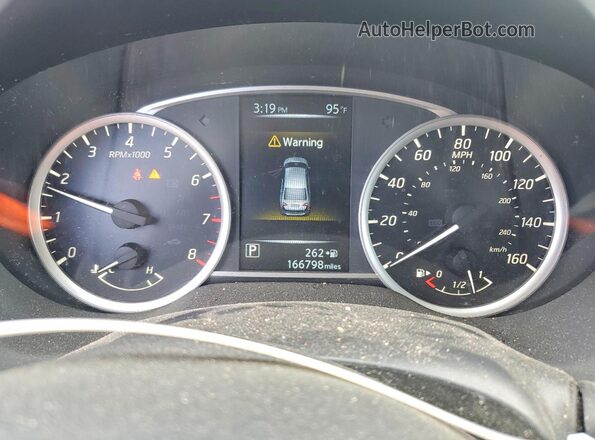 3N1AB7AP0HY320099 2017 NISSAN SENTRA Красный Вид щитка приборов