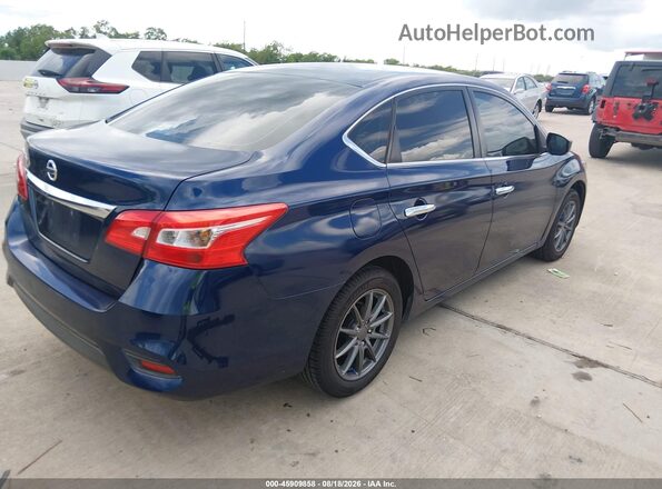 3N1AB7AP0HY329191 2017 NISSAN SENTRA Синий Задняя правая четверть