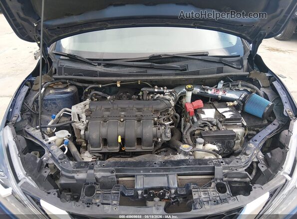 3N1AB7AP0HY329191 2017 NISSAN SENTRA Синий Вид сзади