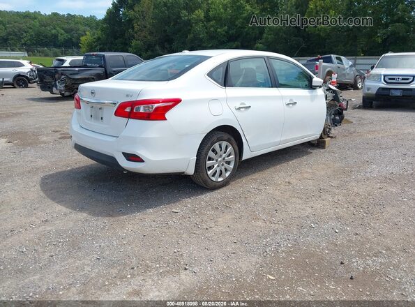 3N1AB7AP0HY340305 2017 NISSAN SENTRA Белый Задняя правая четверть