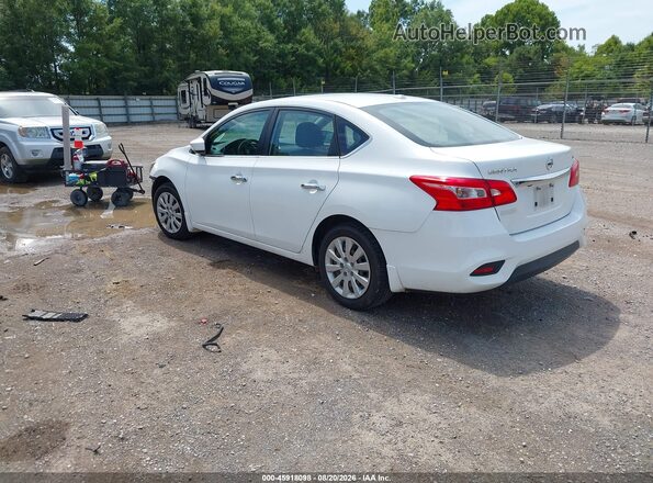 3N1AB7AP0HY340305 2017 NISSAN SENTRA Белый Задняя левая четверть