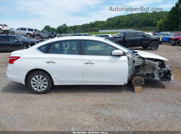 3N1AB7AP0HY340305 2017 NISSAN SENTRA Белый Панорамный вид салона 360°