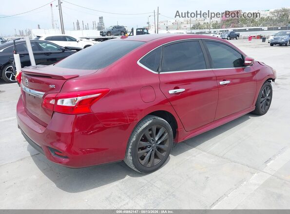 3N1AB7AP0HY353457 2017 NISSAN SENTRA Burgundy Tył prawy