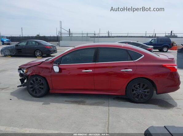 3N1AB7AP0HY353457 2017 NISSAN SENTRA Burgundy 