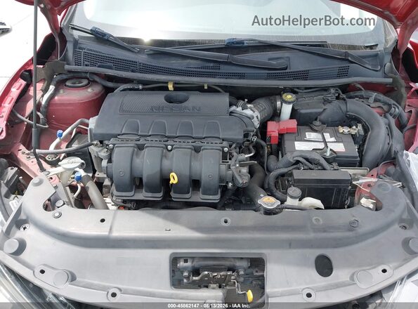3N1AB7AP0HY353457 2017 NISSAN SENTRA Burgundy Widok z tyłu