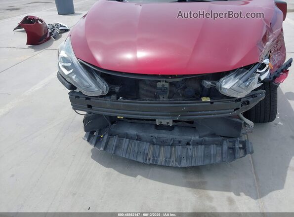 3N1AB7AP0HY353457 2017 NISSAN SENTRA Burgundy 