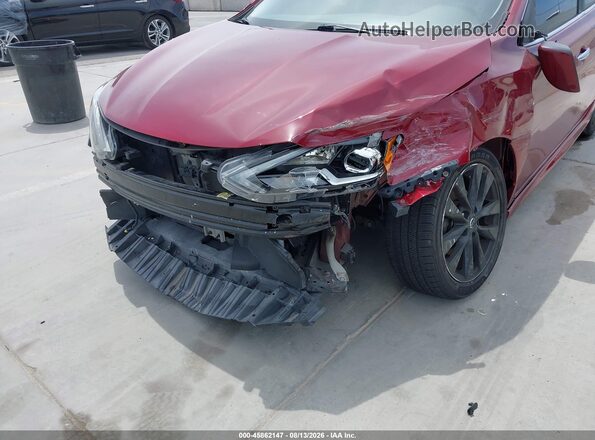3N1AB7AP0HY353457 2017 NISSAN SENTRA Burgundy 
