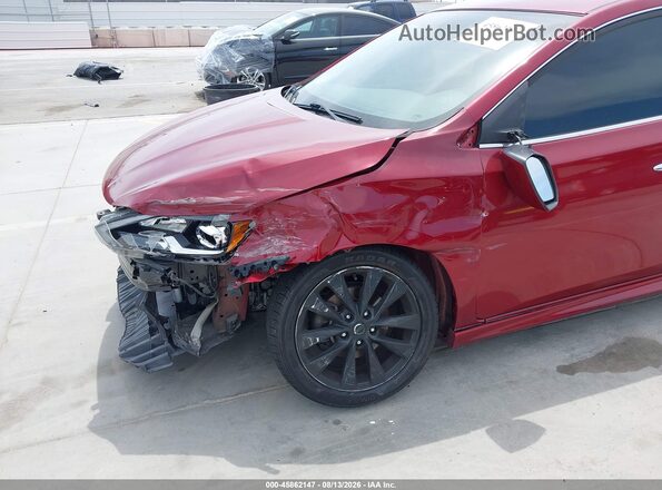 3N1AB7AP0HY353457 2017 NISSAN SENTRA Burgundy 