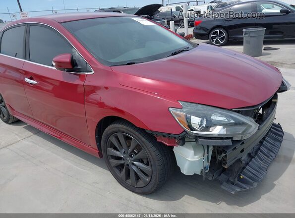 3N1AB7AP0HY353457 2017 NISSAN SENTRA Burgundy 