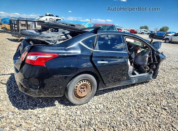 3N1AB7AP0HY356004 2017 NISSAN SENTRA Black Rear right