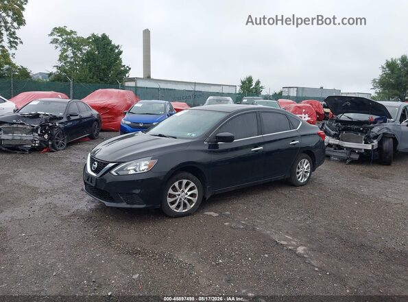 3N1AB7AP0HY371067 2017 NISSAN SENTRA Black Front left
