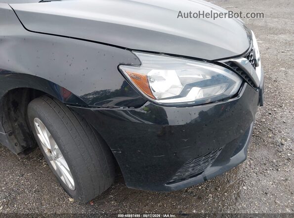 3N1AB7AP0HY371067 2017 NISSAN SENTRA Black Front view