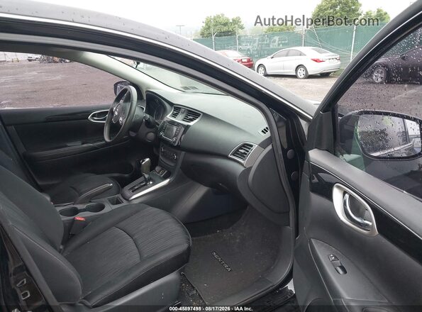 3N1AB7AP0HY371067 2017 NISSAN SENTRA Black Front interior view